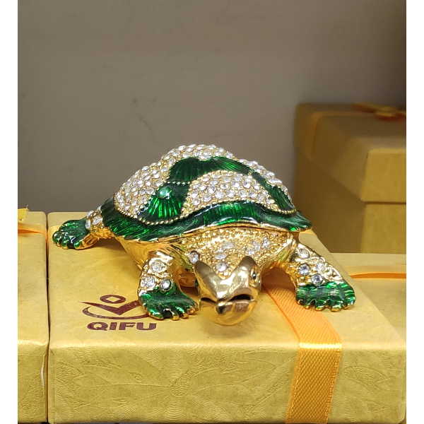 Сувенирна кутия за бижута - земноводна костенурка