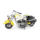 Декоративен мотоциклет с жълт цвят 3