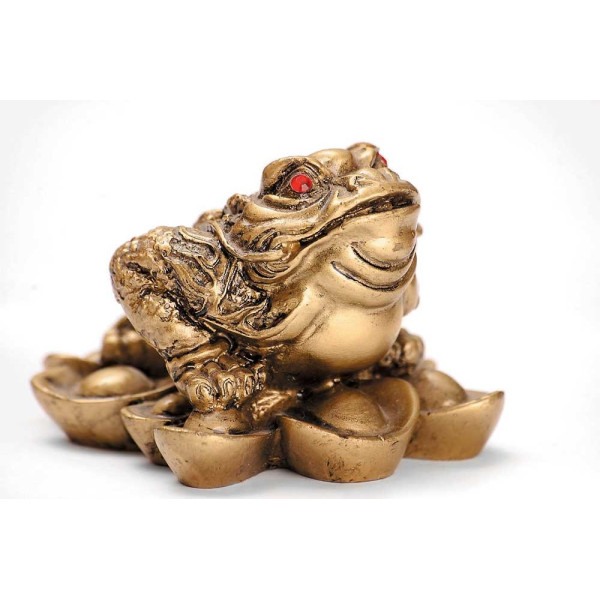 Златна жаба с монети