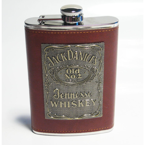 Метална сувенирна манерка за алкохол Jack Daniel’s