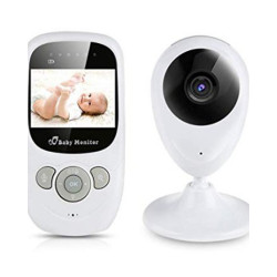 Безжичен бебе-фон VB880 с камера, монитор, двупосочен гласов домофон IP25