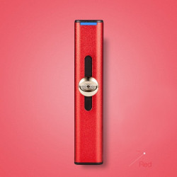 Електро-спирална запалка Jobon, червена