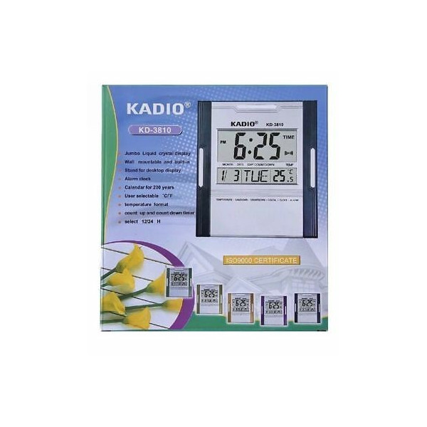 Цифров часовник Kadio Kd-3808 TV405 3