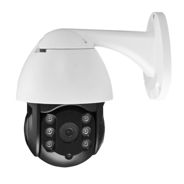 Проследяваща HD мрежова куполна камера със звукова и светлинна аларма IP26