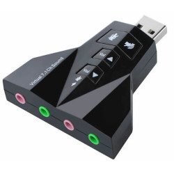 USB виртуален 7.1-канален звуков адаптер