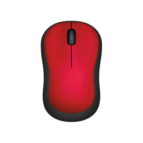 Безжична оптична мишка в червено