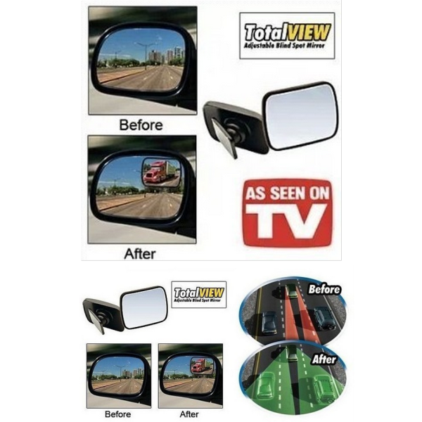Мини регулируеми странични огледала за автомобил Total view TV325 2