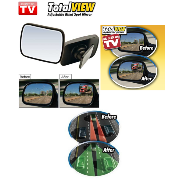 Мини регулируеми странични огледала за автомобил Total view TV325