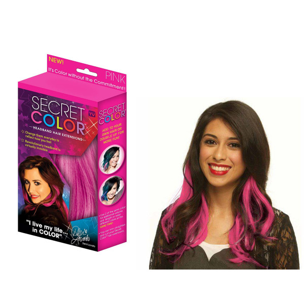 Цветни eкстеншъни за коса Secret сolor 1