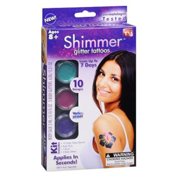 Комплект за татуировка Shimmer glitter tattoos TV271 2