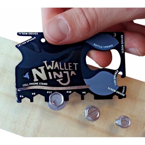 Wallet ninja 18 в 1 мултифункционален инструмент за портфейл TV541 1