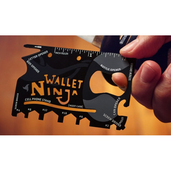 Wallet ninja 18 в 1 мултифункционален инструмент за портфейл TV541