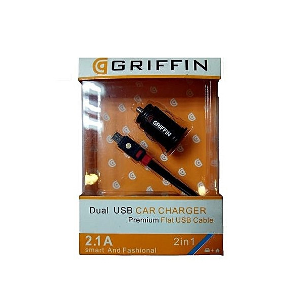 Зарядно за кола и USB кабел Griffin 2 в 1