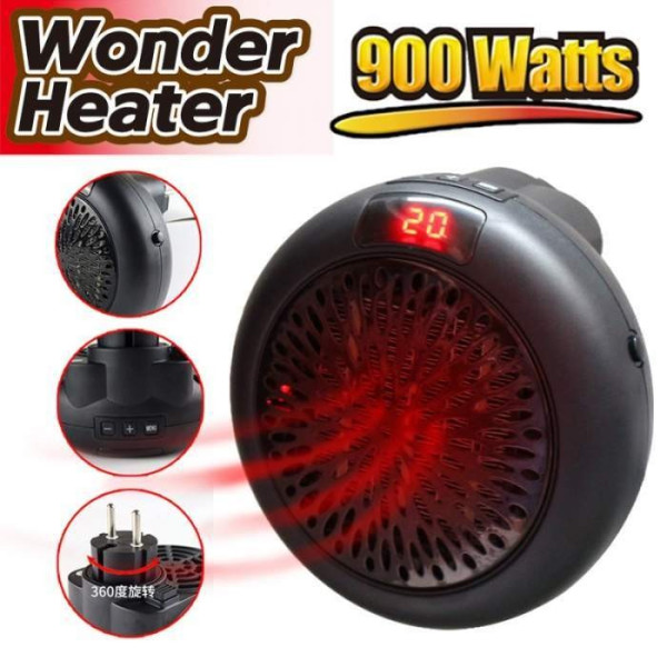 Портативен мини нагревател Wonder Heater Pro 900 W