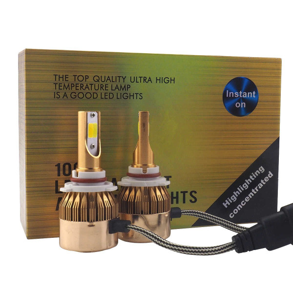 Комплект LED диодни крушки за фарове OEM P7 H1 HI/LOW 88W/8800LM/6500K
