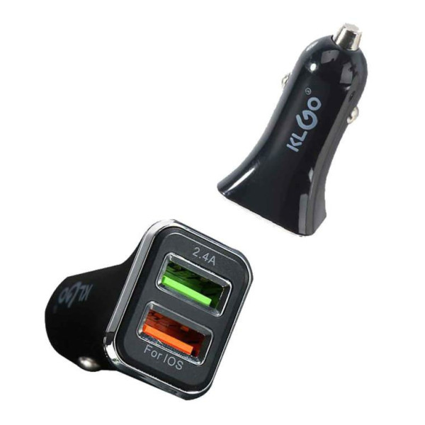 Зарядно устройство за автомобил с два USB порта KLGO TC-01 CA5
