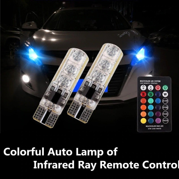 Цветни светлини за автомобил с дистанционно управление