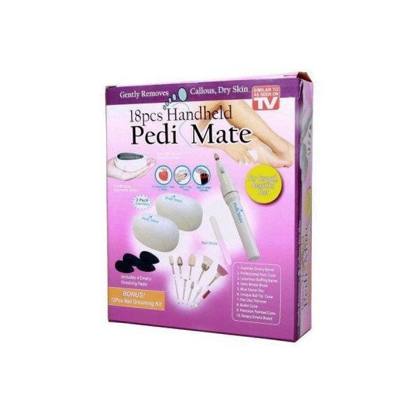 Комплект за домашен маникюр и педикюр Pedi Mate TV555