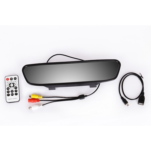 Bluetooth MP5 TF 4.3" TFT LCD Color Screen монитор за огледало на кола PK MIR-B 8
