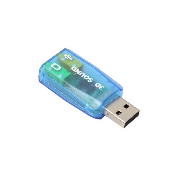 USB виртуален 5.1-канален звуков адаптер