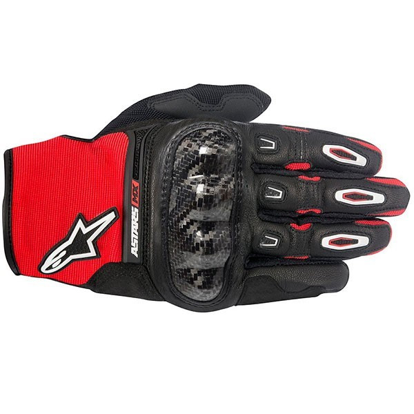 Ръкавици Alpinеstars с карбоново покритие, червени