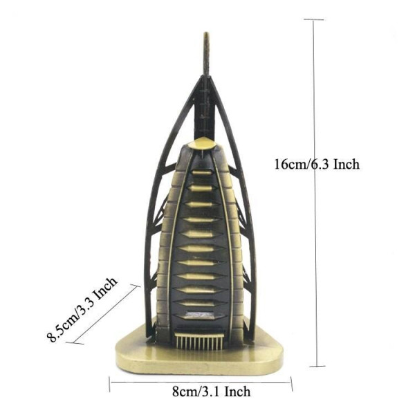 Декортивна фигурка - сградата  “Burj Al Arab” в Дубай