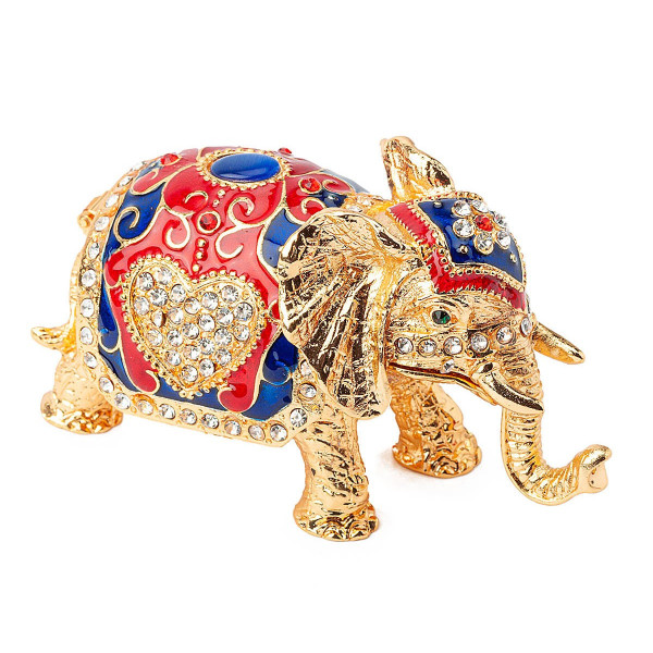Сувенирна кутия за бижута – индийски слон 1