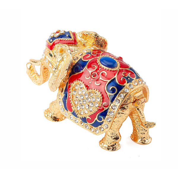 Сувенирна кутия за бижута – индийски слон 4