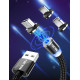 Магнитен кабел Uslion 3 в 1 за зареждане на телефони - micro USB CA2 6