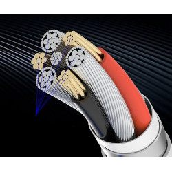 Магнитен кабел Uslion 3 в 1 за зареждане на телефони - micro USB CA2 8