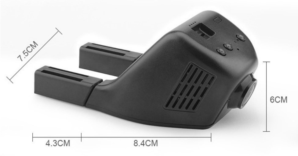Видеорегистратор с две камери + WiFi и 1080p качество AC41 11