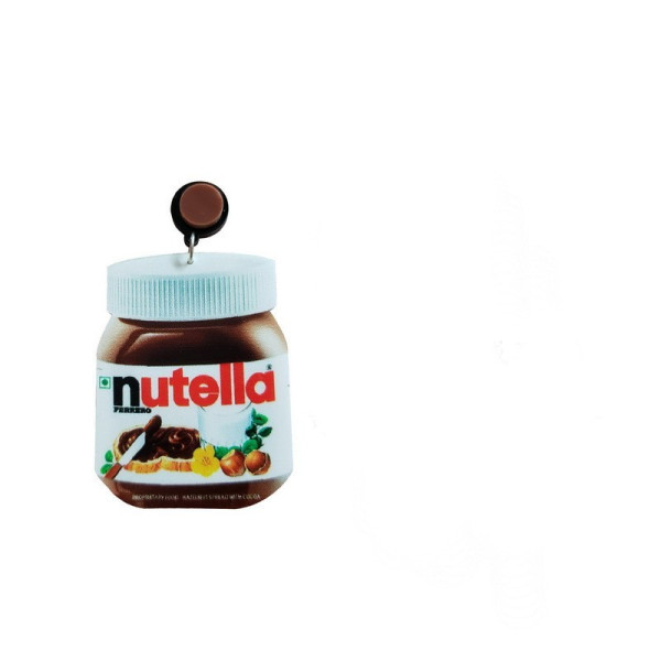 Обеци със бурканче на течен шоколад Nutella А25