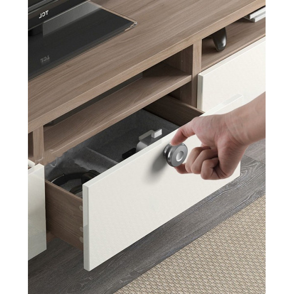 Метална дръжка за шкаф със заключващ механизъм с пръстов отпечатък