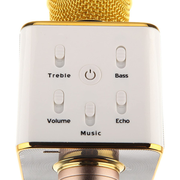 Безжичен Bluetooth микрофон за караоке с вградена колонка Q7 MF3 8