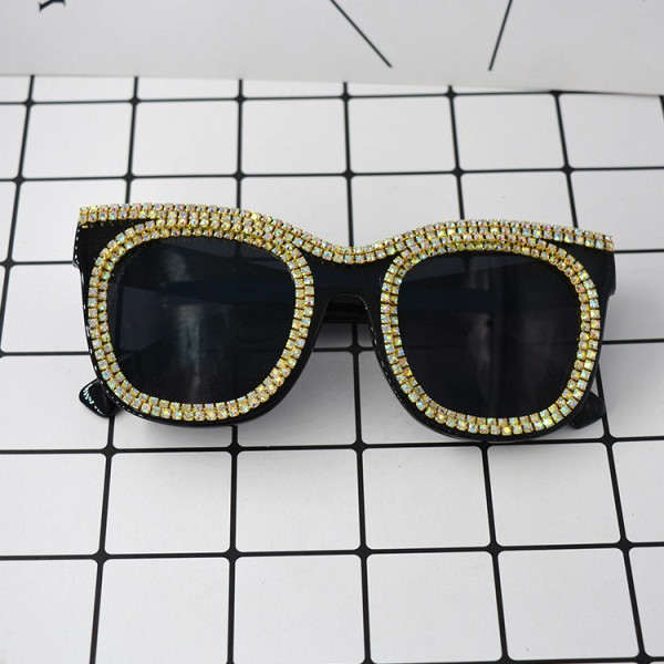 Винтидж слънчеви очила с камъни yj11