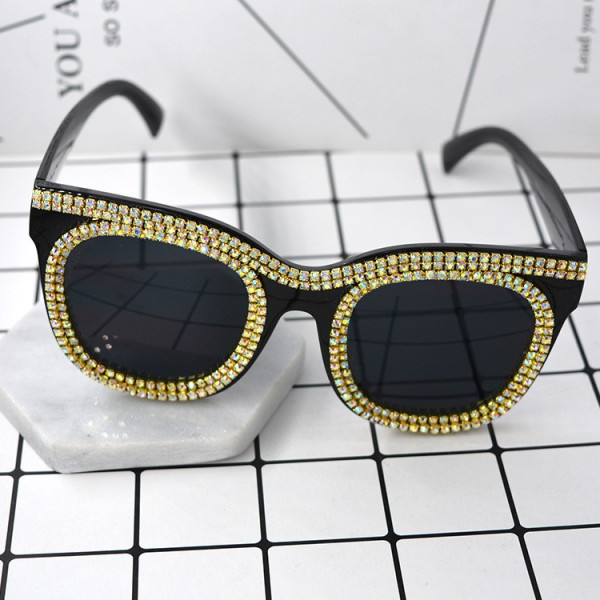 Винтидж слънчеви очила с камъни yj11 4