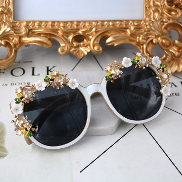 Дамски очила с кристални бижута в модни нюанси yj16