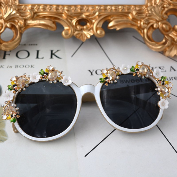 Дамски очила с кристални бижута в модни нюанси yj16 3