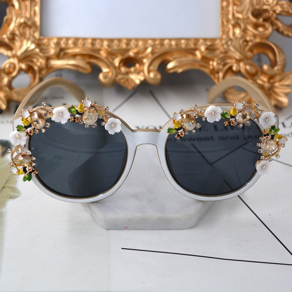 Дамски очила с кристални бижута в модни нюанси yj16 4