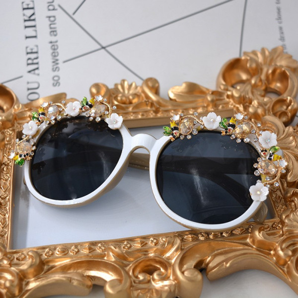 Дамски очила с кристални бижута в модни нюанси yj16