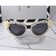Слънчеви очила тип „котешко око“ с рози yj20 6 — 4sales