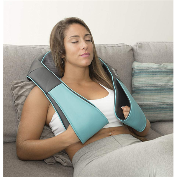 Затопляща възглавничка за шиацу масаж на тялото TV95-BL