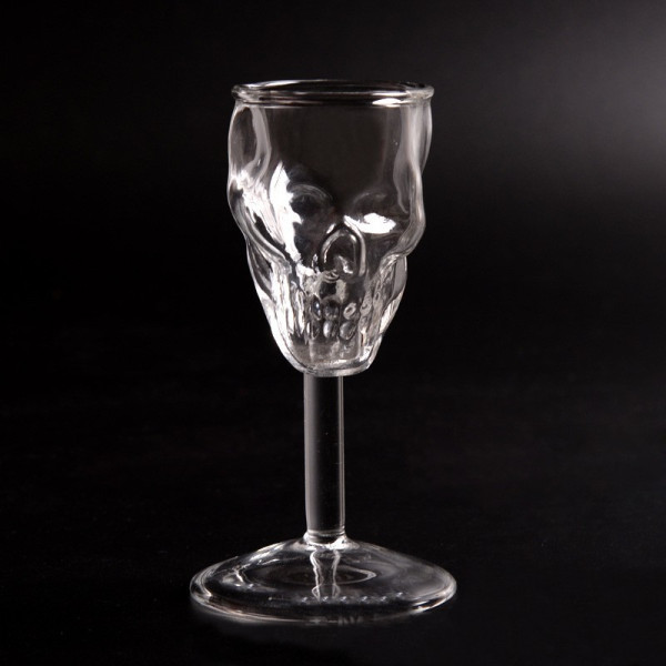 Чаша от стъкло с формата на креативен мини череп WSKB2