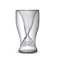 Модерна чаша русалка от боросиликатно стъкло