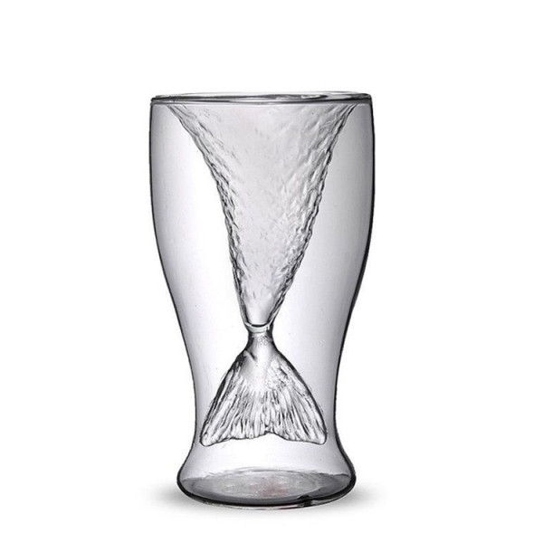 Модерна чаша русалка от боросиликатно стъкло WSKB3