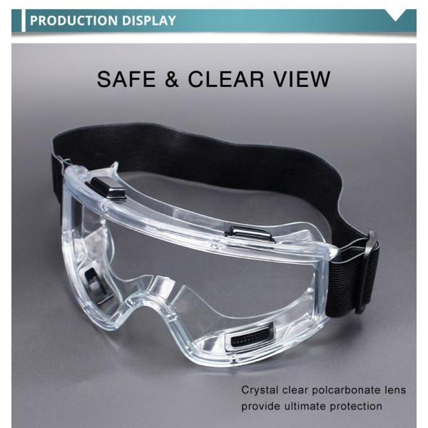 Защитни очила с ластик леки  и удобни за работа 5
