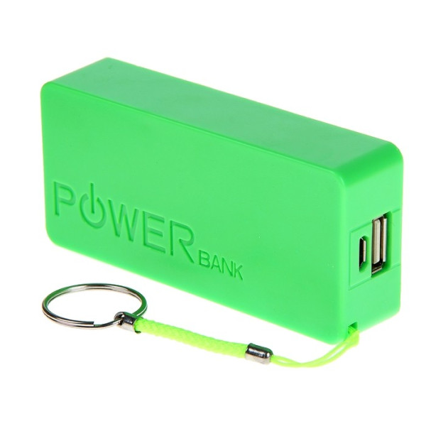 Външна батерия/power bank 5600 mAh, зелена 1