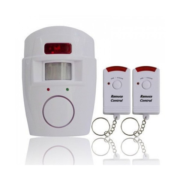 Безжична аларма със сензор за движение портативна с две дистанционни TV479 5