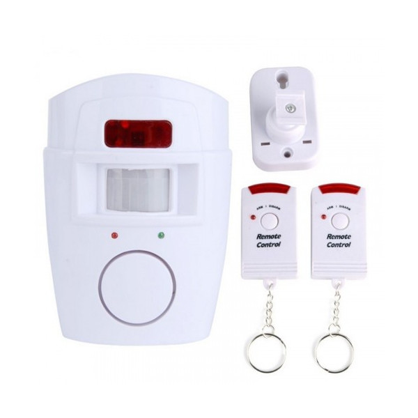 Безжична аларма със сензор за движение портативна с две дистанционни TV479