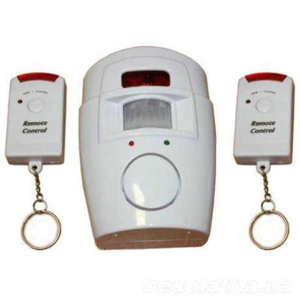 Безжична аларма със сензор за движение портативна с две дистанционни TV479 9
